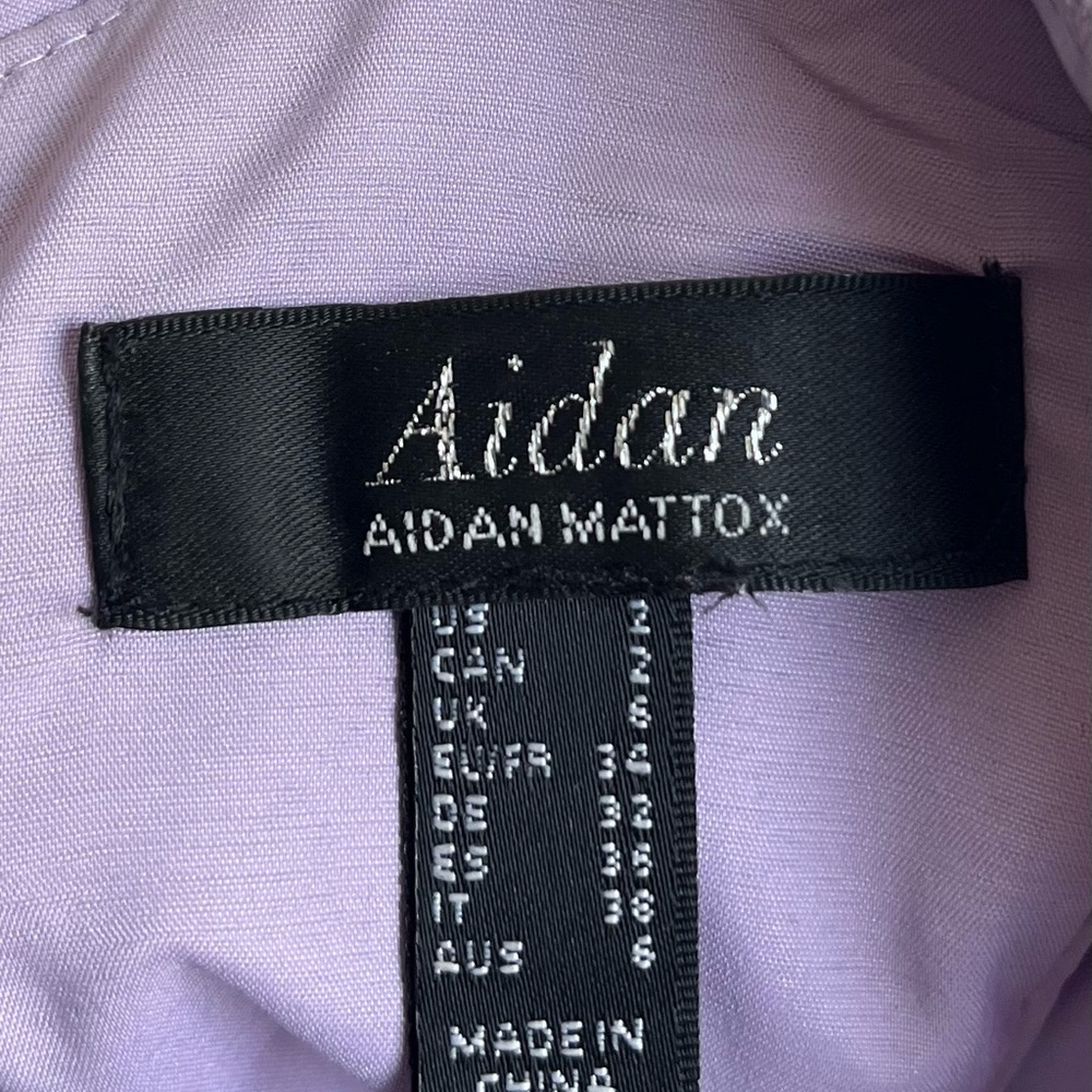 Aidan Mattox lavender dress size 2 - Picture 4 of 4
